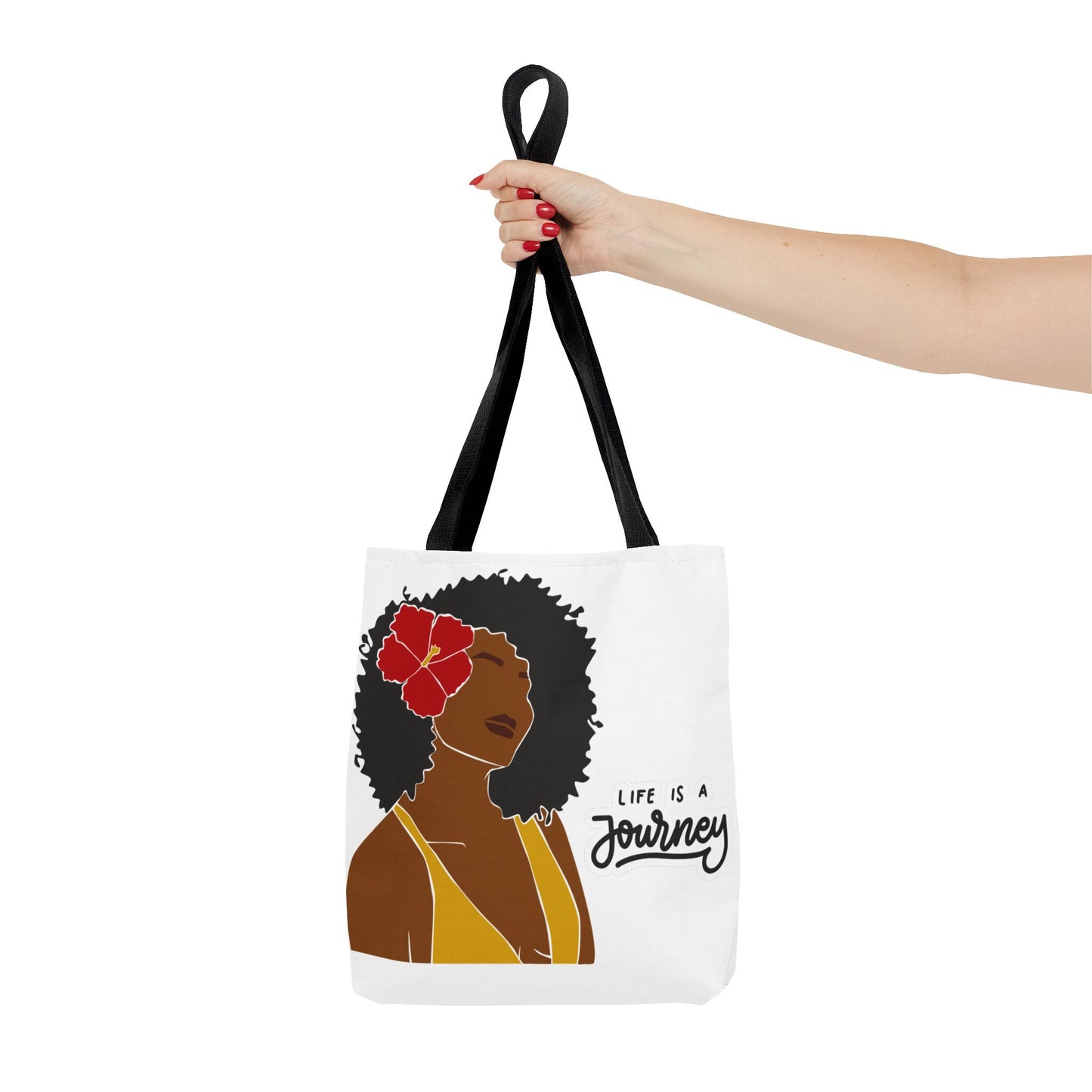 Life Is A Journey Christian Tote Bag