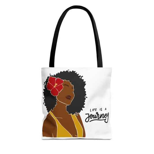 Life Is A Journey Christian Tote Bag