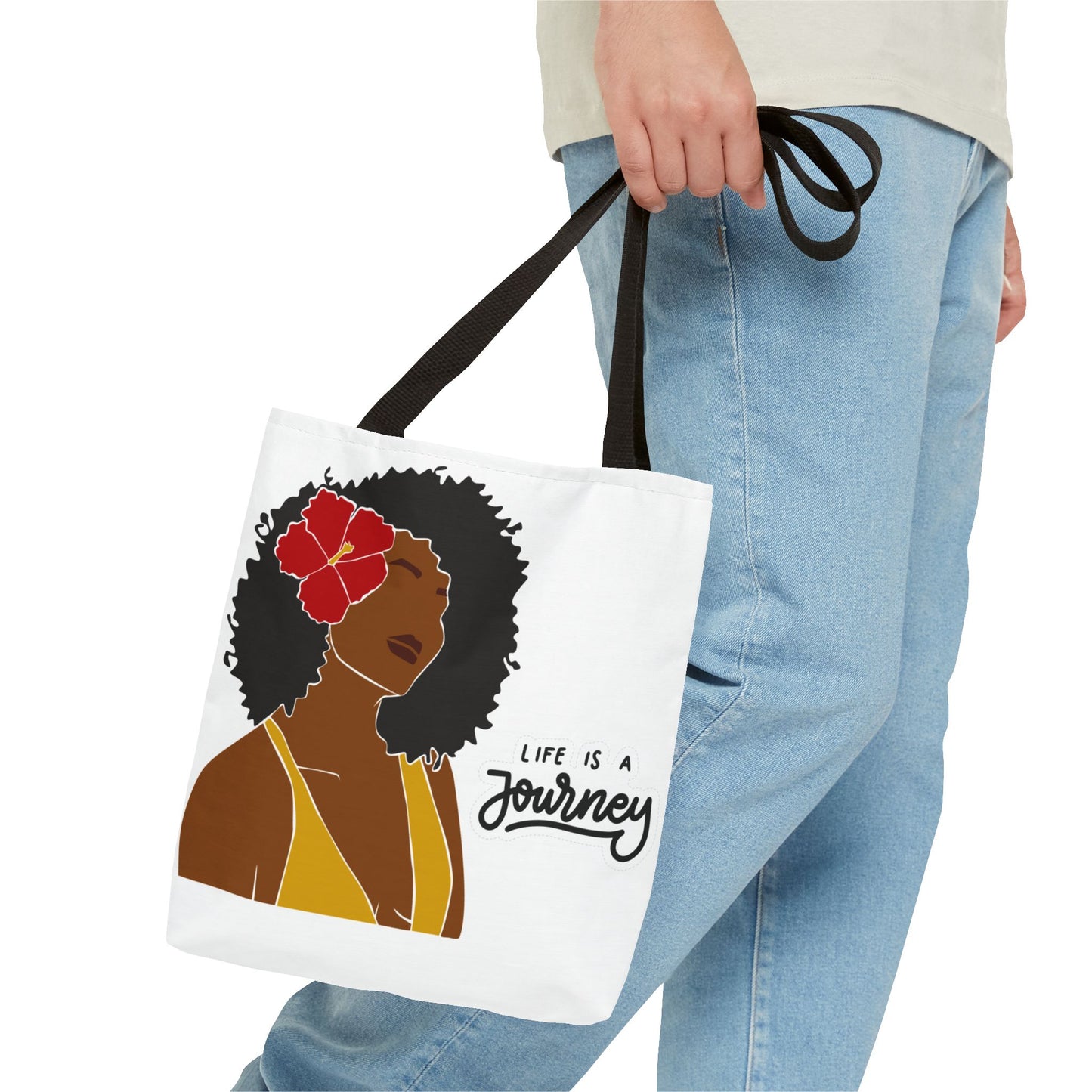 Life Is A Journey Christian Tote Bag