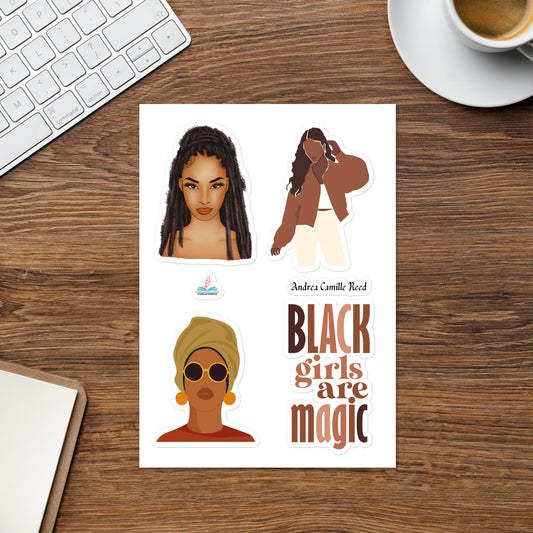 Black Woman Stickers