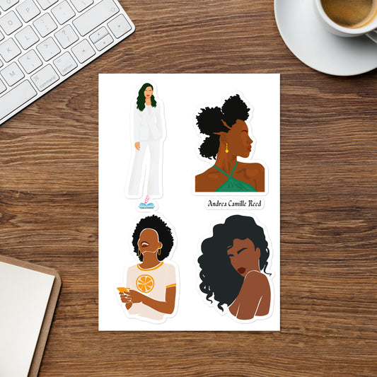 Black Woman Stickers