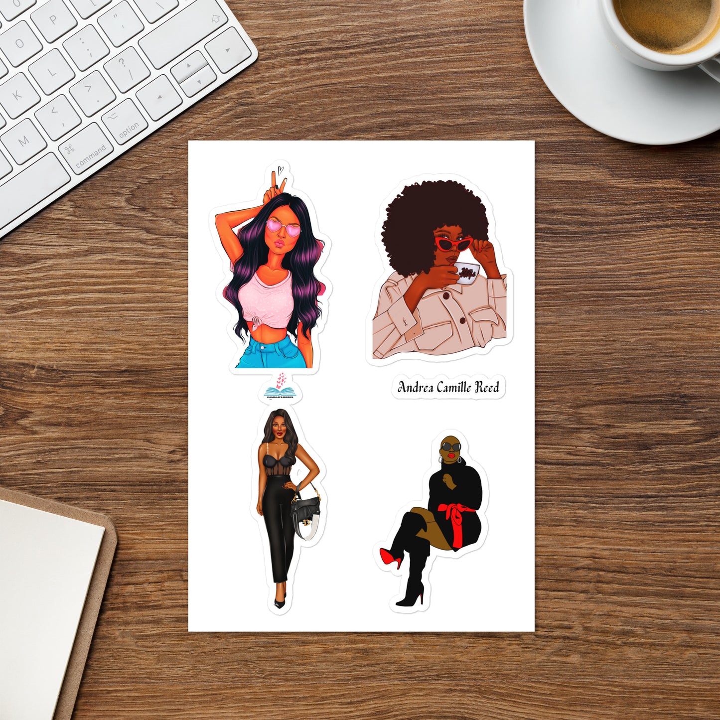 Black Woman Stickers