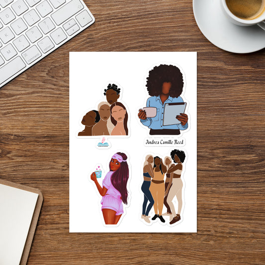 Black Woman Stickers