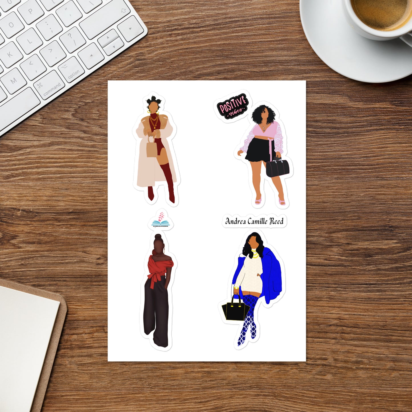 Black Woman Stickers