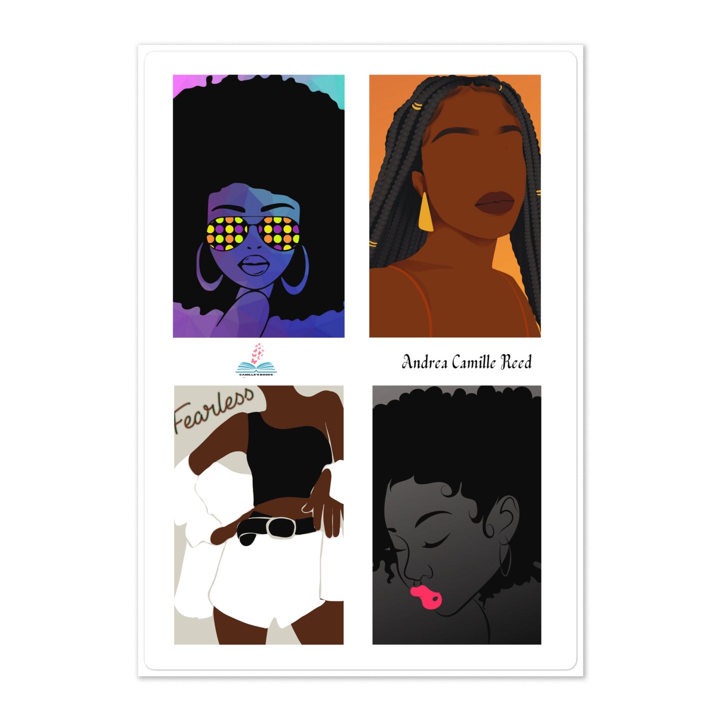 Black Woman Stickers