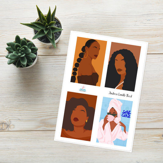 Black Woman Stickers