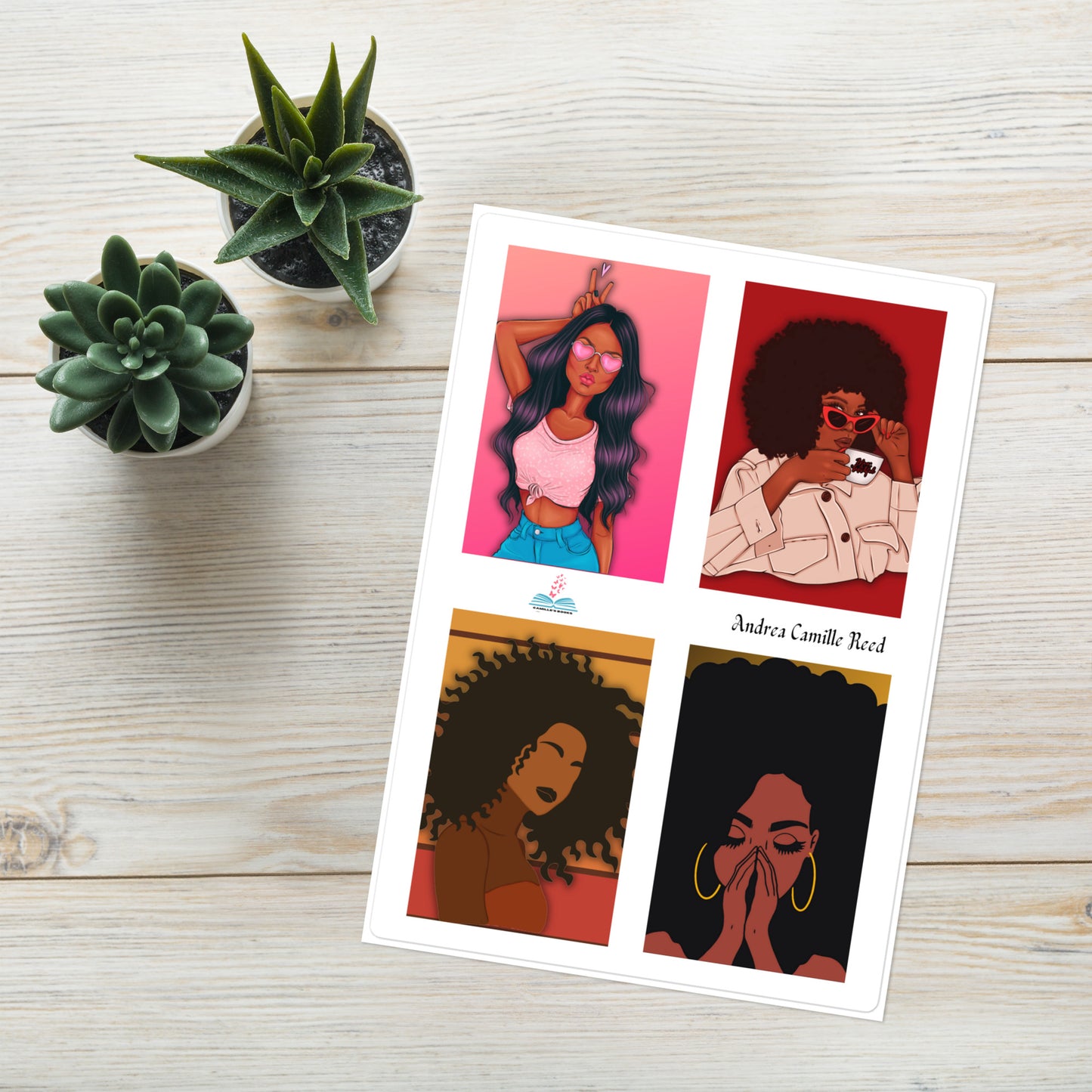 Black Woman Stickers