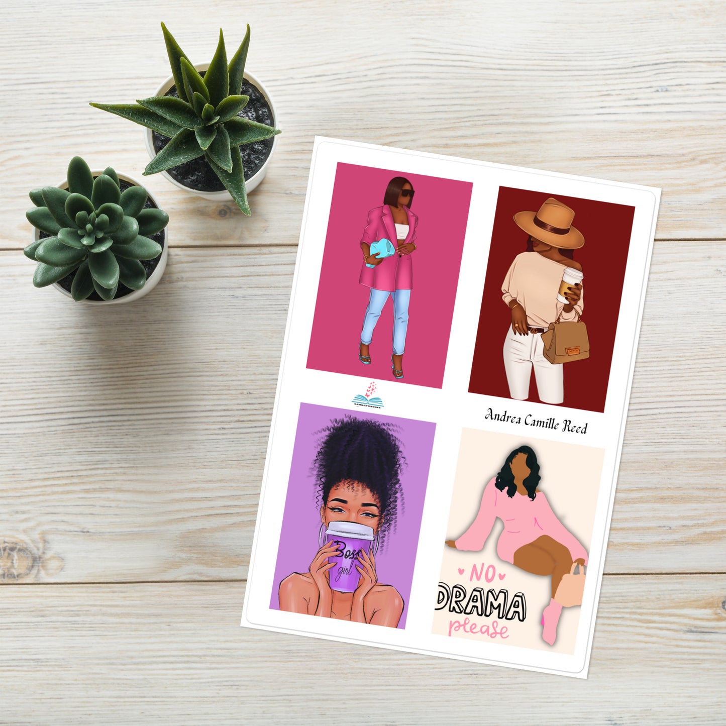 Black Woman Stickers